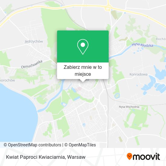 Mapa Kwiat Paproci Kwiaciarnia