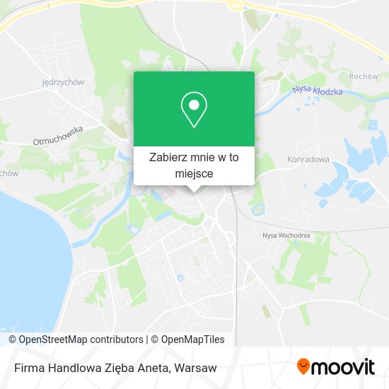 Mapa Firma Handlowa Zięba Aneta