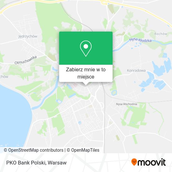 Mapa PKO Bank Polski