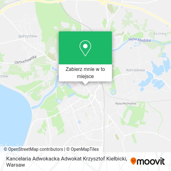 Mapa Kancelaria Adwokacka Adwokat Krzysztof Kiełbicki