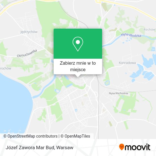 Mapa Józef Zawora Mar Bud