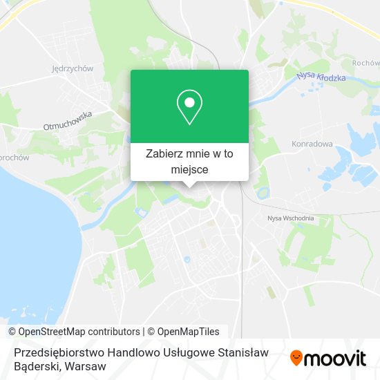 Mapa Przedsiębiorstwo Handlowo Usługowe Stanisław Bąderski