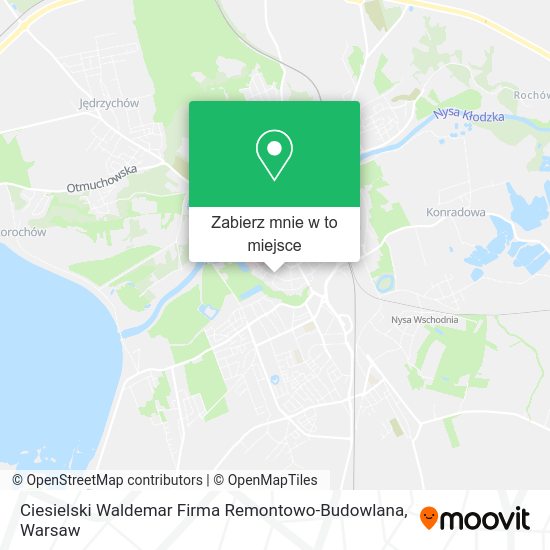 Mapa Ciesielski Waldemar Firma Remontowo-Budowlana
