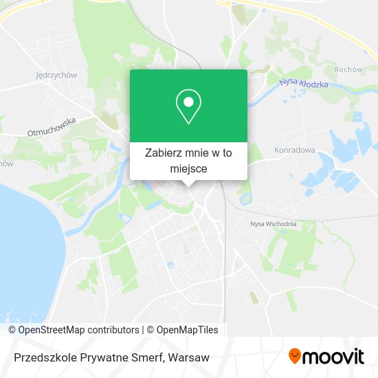 Mapa Przedszkole Prywatne Smerf