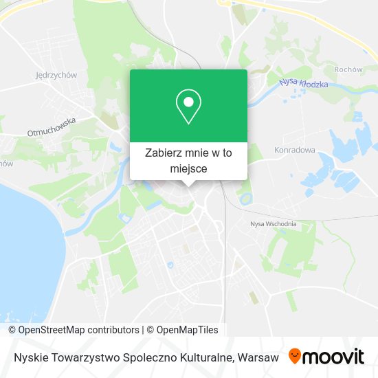 Mapa Nyskie Towarzystwo Spoleczno Kulturalne