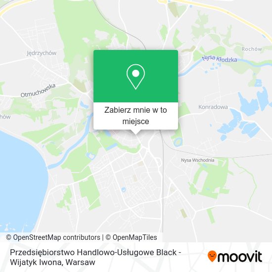 Mapa Przedsiębiorstwo Handlowo-Usługowe Black - Wijatyk Iwona