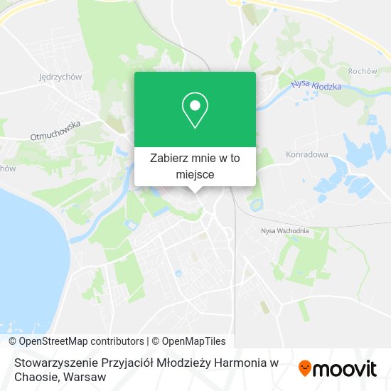 Mapa Stowarzyszenie Przyjaciół Młodzieży Harmonia w Chaosie