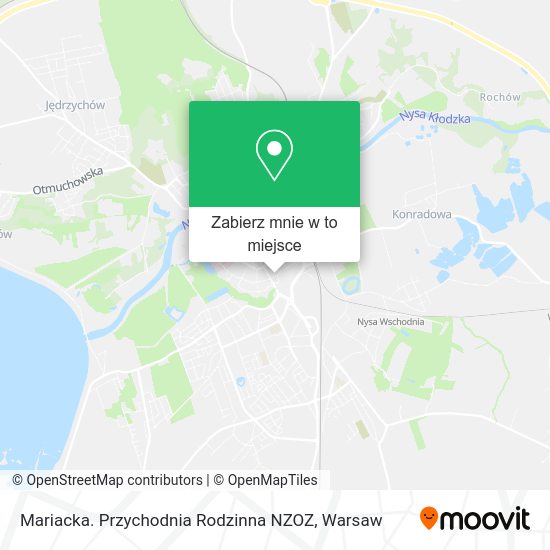 Mapa Mariacka. Przychodnia Rodzinna NZOZ