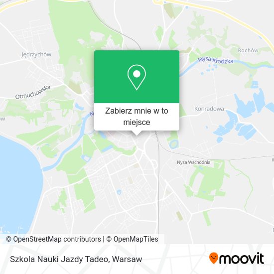 Mapa Szkola Nauki Jazdy Tadeo