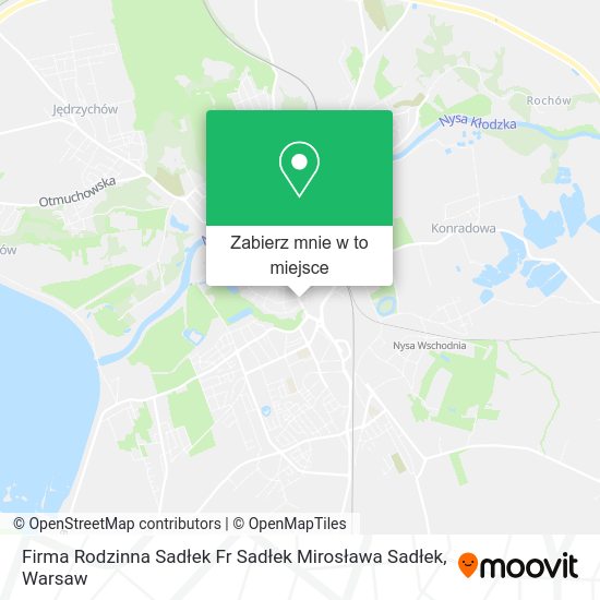 Mapa Firma Rodzinna Sadłek Fr Sadłek Mirosława Sadłek