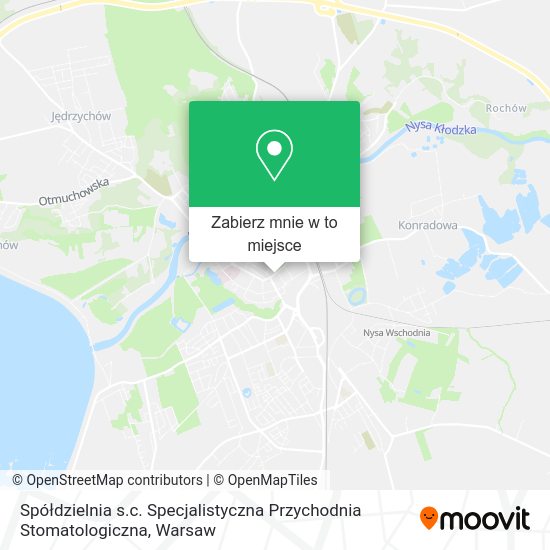 Mapa Spółdzielnia s.c. Specjalistyczna Przychodnia Stomatologiczna