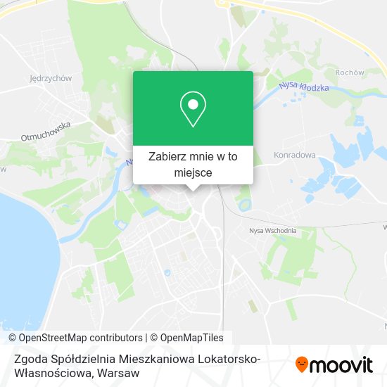 Mapa Zgoda Spółdzielnia Mieszkaniowa Lokatorsko-Własnościowa