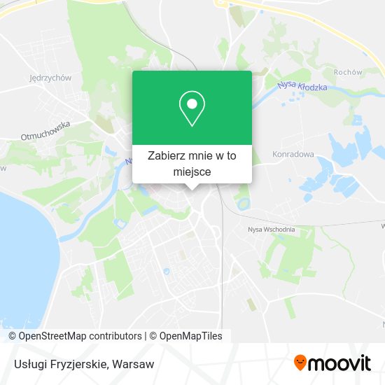 Mapa Usługi Fryzjerskie