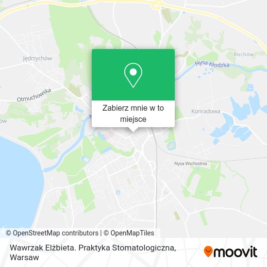 Mapa Wawrzak Elżbieta. Praktyka Stomatologiczna