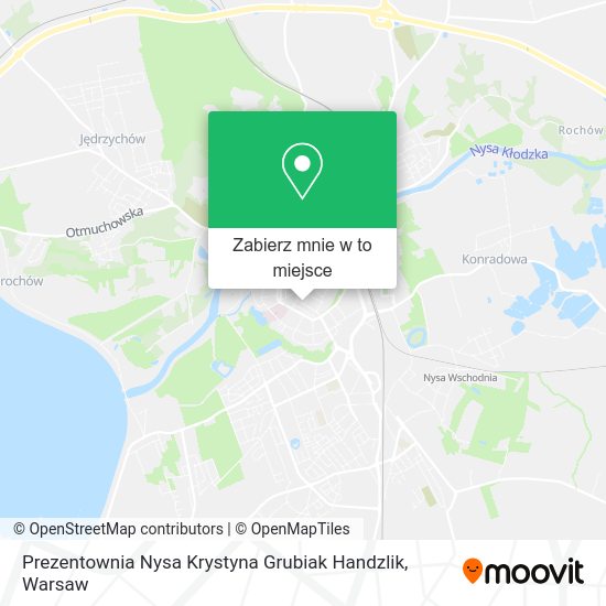 Mapa Prezentownia Nysa Krystyna Grubiak Handzlik