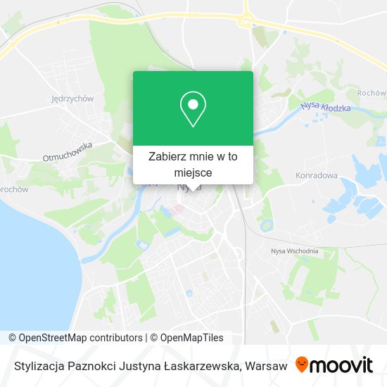 Mapa Stylizacja Paznokci Justyna Łaskarzewska