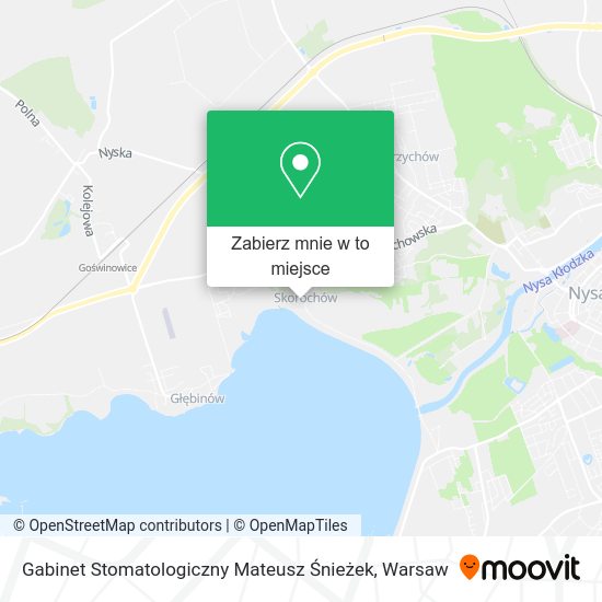 Mapa Gabinet Stomatologiczny Mateusz Śnieżek