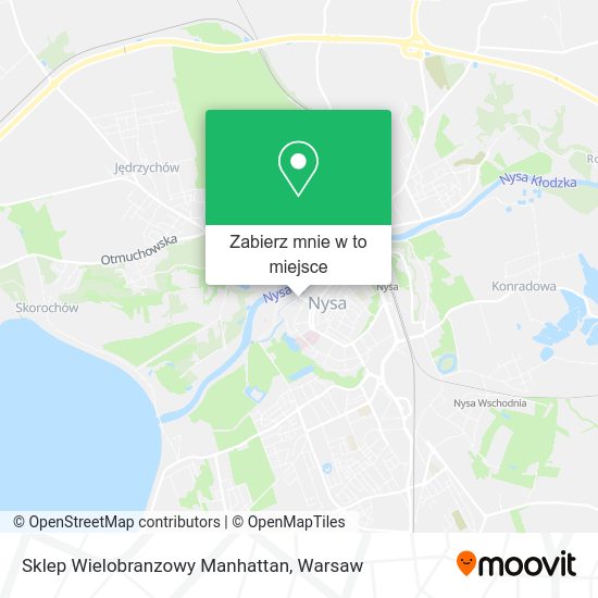 Mapa Sklep Wielobranzowy Manhattan