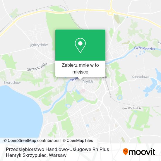 Mapa Przedsiębiorstwo Handlowo-Usługowe Rh Plus Henryk Skrzypulec