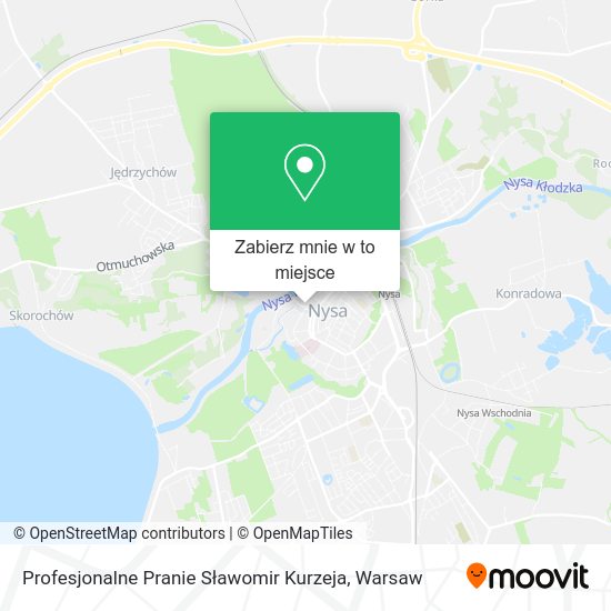 Mapa Profesjonalne Pranie Sławomir Kurzeja