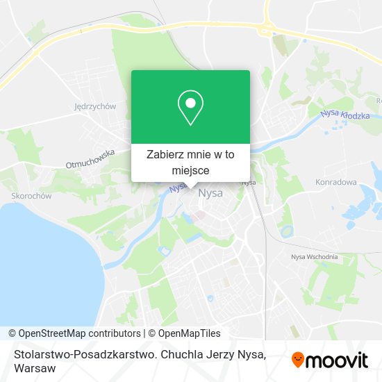 Mapa Stolarstwo-Posadzkarstwo. Chuchla Jerzy Nysa