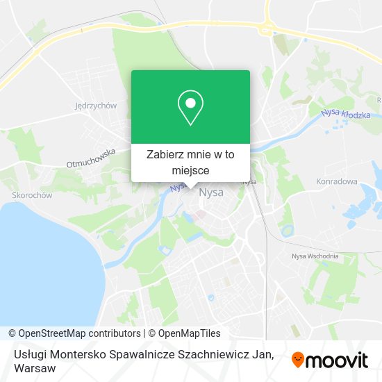 Mapa Usługi Montersko Spawalnicze Szachniewicz Jan