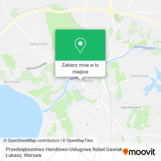 Mapa Przedsiębiorstwo Handlowo-Usługowe Robel Gawlak Łukasz