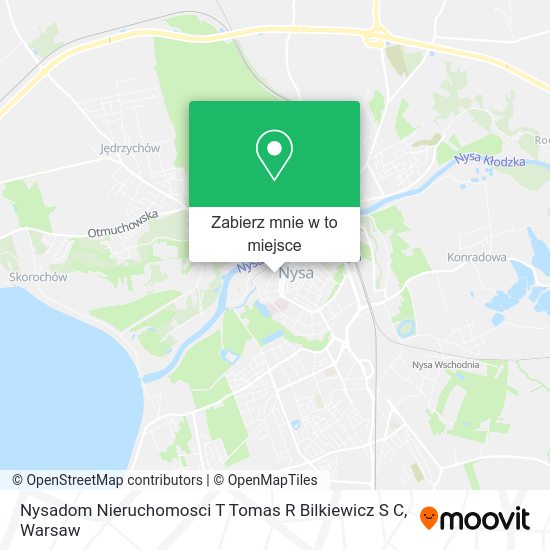 Mapa Nysadom Nieruchomosci T Tomas R Bilkiewicz S C