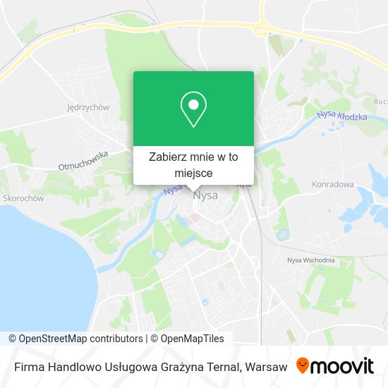 Mapa Firma Handlowo Usługowa Grażyna Ternal