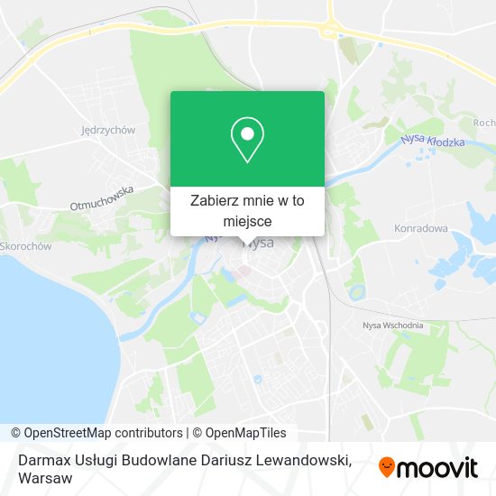 Mapa Darmax Usługi Budowlane Dariusz Lewandowski