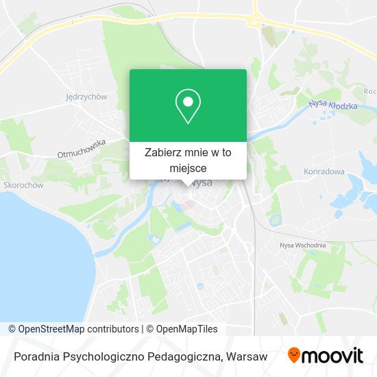 Mapa Poradnia Psychologiczno Pedagogiczna