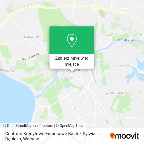 Mapa Centrum Kredytowo-Finansowe Bastek Sylwia Dębicka