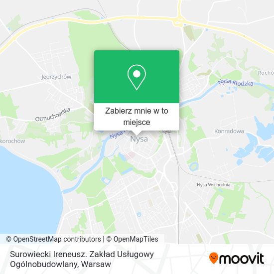 Mapa Surowiecki Ireneusz. Zakład Usługowy Ogólnobudowlany