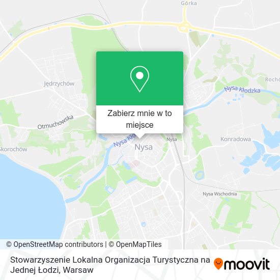 Mapa Stowarzyszenie Lokalna Organizacja Turystyczna na Jednej Łodzi