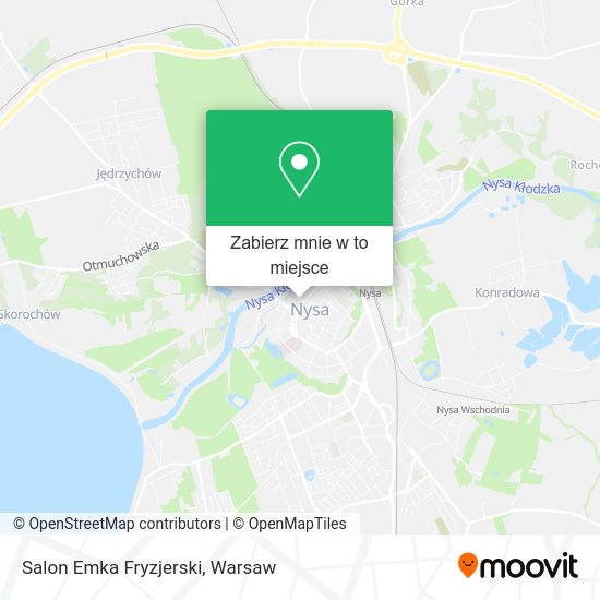 Mapa Salon Emka Fryzjerski