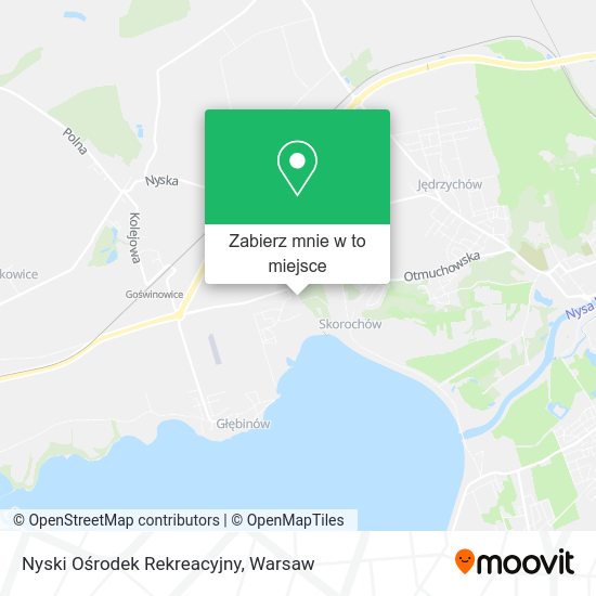 Mapa Nyski Ośrodek Rekreacyjny