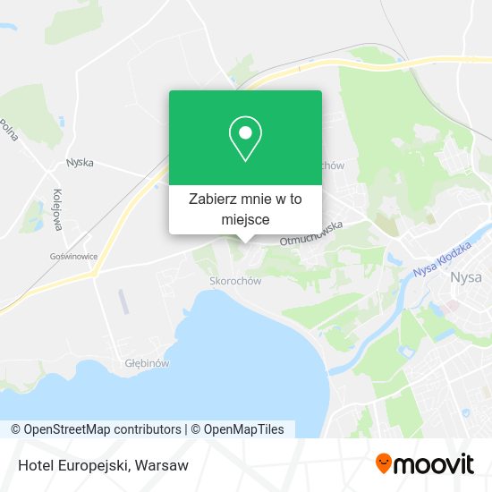 Mapa Hotel Europejski