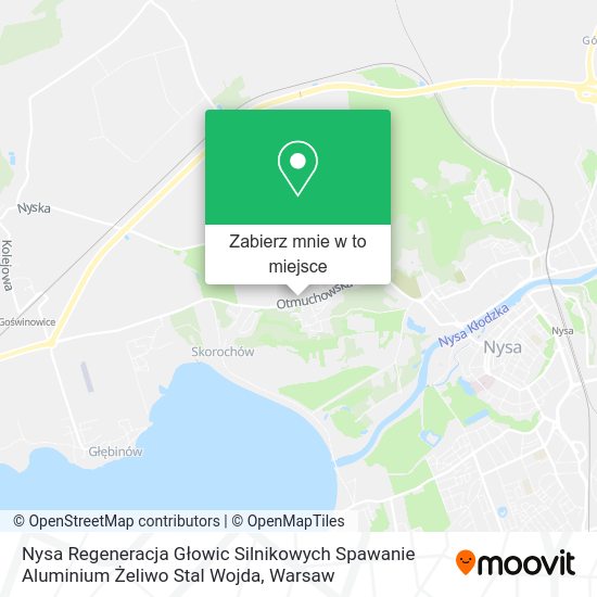 Mapa Nysa Regeneracja Głowic Silnikowych Spawanie Aluminium Żeliwo Stal Wojda