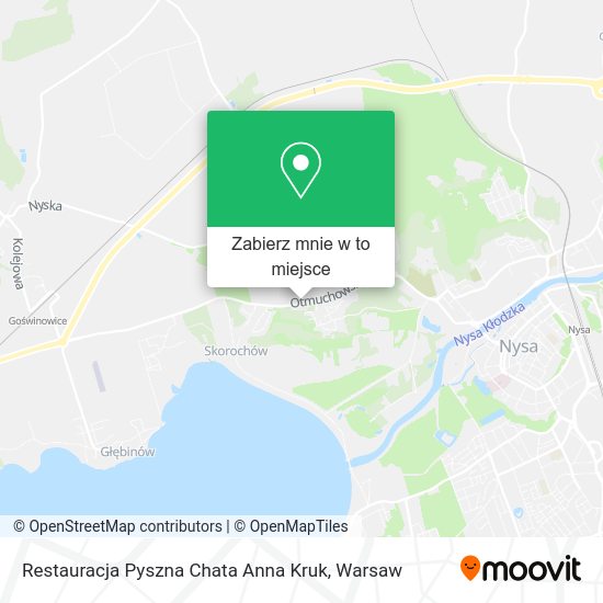 Mapa Restauracja Pyszna Chata Anna Kruk