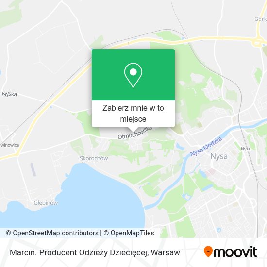 Mapa Marcin. Producent Odzieży Dziecięcej