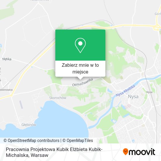 Mapa Pracownia Projektowa Kubik Elżbieta Kubik-Michalska