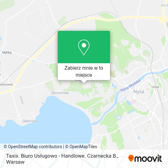 Mapa Taxis. Biuro Usługowo - Handlowe. Czarnecka B.