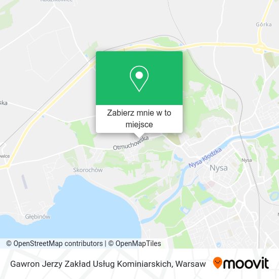 Mapa Gawron Jerzy Zakład Usług Kominiarskich