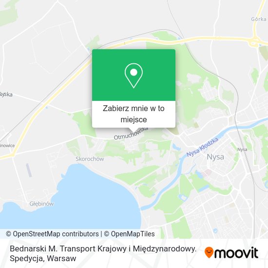 Mapa Bednarski M. Transport Krajowy i Międzynarodowy. Spedycja