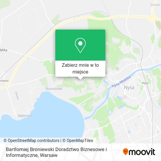 Mapa Bartłomiej Broniewski Doradztwo Biznesowe i Informatyczne