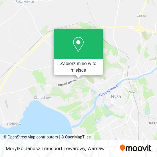 Mapa Morytko Janusz Transport Towarowy