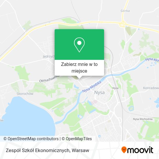 Mapa Zespół Szkół Ekonomicznych