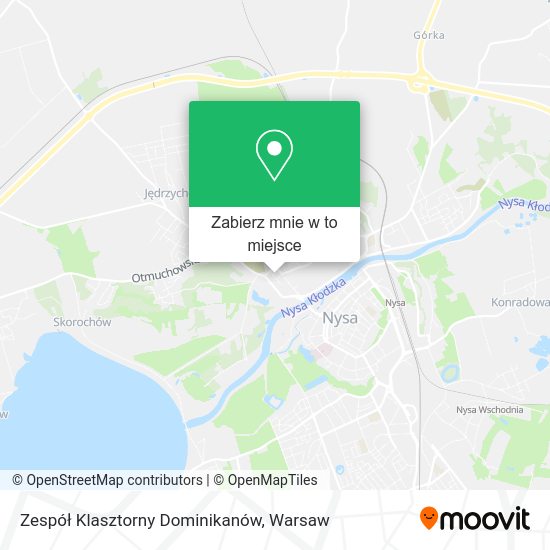 Mapa Zespół Klasztorny Dominikanów