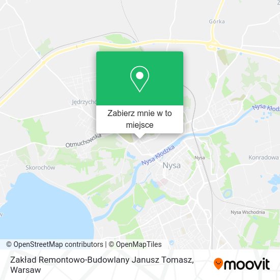 Mapa Zakład Remontowo-Budowlany Janusz Tomasz