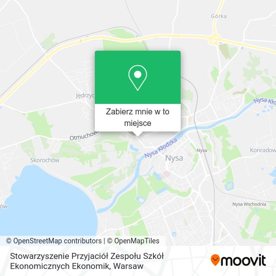 Mapa Stowarzyszenie Przyjaciół Zespołu Szkół Ekonomicznych Ekonomik